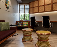 Interior of an office space for Intangible Cultural Heritage