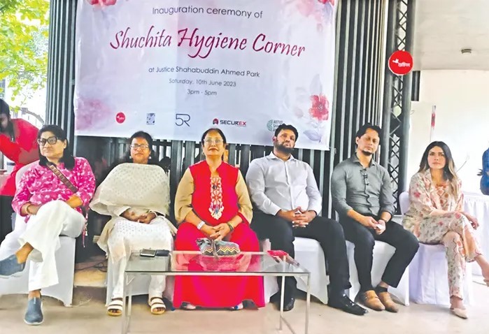 শুচিতা পুনরায় ব্যবহারযোগ্য স্যানিটারি প্যাড ভেন্ডিং মেশিনের যাত্রা হলো শুরু